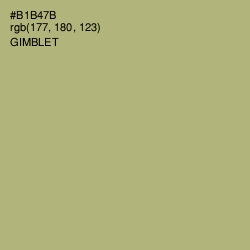 #B1B47B - Gimblet Color Image