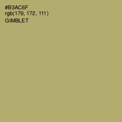 #B3AC6F - Gimblet Color Image