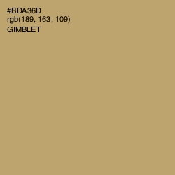 #BDA36D - Gimblet Color Image