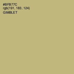 #BFB77C - Gimblet Color Image