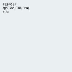#E8F0EF - Gin Color Image