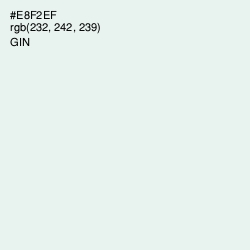 #E8F2EF - Gin Color Image