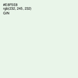 #E8F5E8 - Gin Color Image