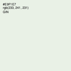 #E9F1E7 - Gin Color Image
