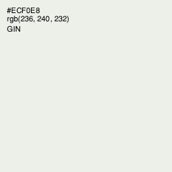 #ECF0E8 - Gin Color Image