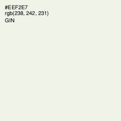 #EEF2E7 - Gin Color Image