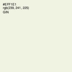 #EFF1E1 - Gin Color Image