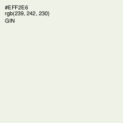 #EFF2E6 - Gin Color Image