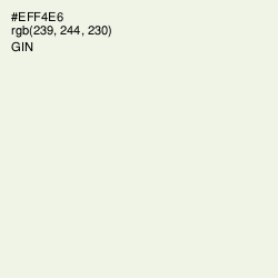#EFF4E6 - Gin Color Image