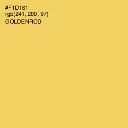 #F1D161 - Goldenrod Color Image