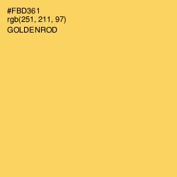 #FBD361 - Goldenrod Color Image