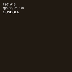 #201A13 - Gondola Color Image