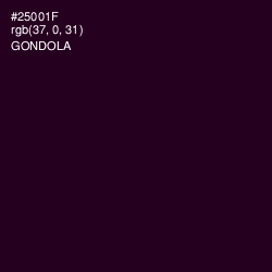 #25001F - Gondola Color Image
