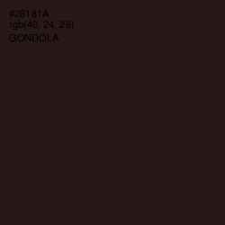 #28181A - Gondola Color Image