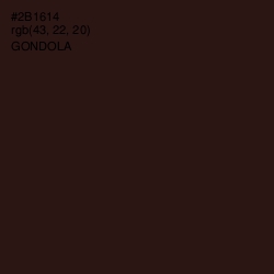 #2B1614 - Gondola Color Image