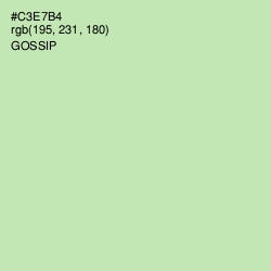 #C3E7B4 - Gossip Color Image