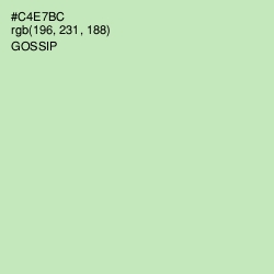 #C4E7BC - Gossip Color Image