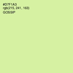 #D7F1A3 - Gossip Color Image