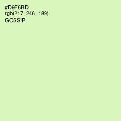 #D9F6BD - Gossip Color Image