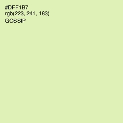 #DFF1B7 - Gossip Color Image