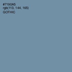 #7190A5 - Gothic Color Image