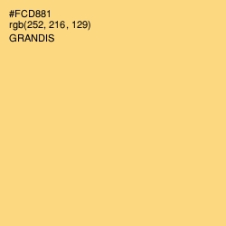 #FCD881 - Grandis Color Image