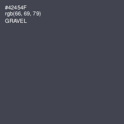 #42454F - Gravel Color Image