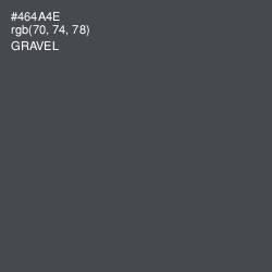 #464A4E - Gravel Color Image