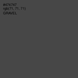 #474747 - Gravel Color Image