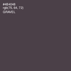 #4B4048 - Gravel Color Image