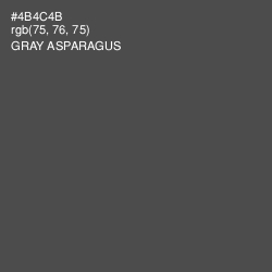 #4B4C4B - Gravel Color Image