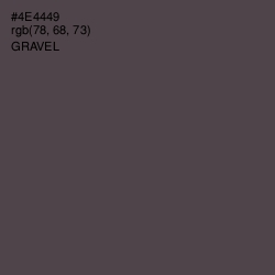 #4E4449 - Gravel Color Image