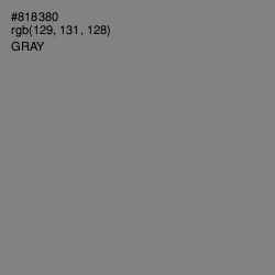 #818380 - Gray Color Image