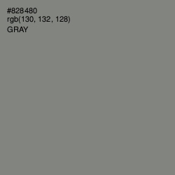 #828480 - Gray Color Image