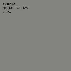 #838380 - Gray Color Image