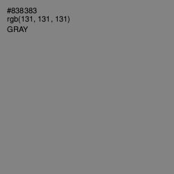 #838383 - Gray Color Image