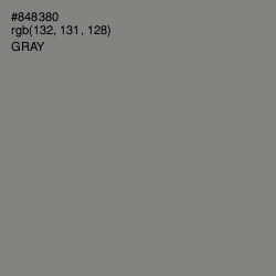 #848380 - Gray Color Image
