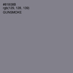 #81808B - Gunsmoke Color Image