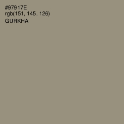 #97917E - Gurkha Color Image