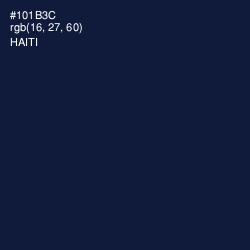 #101B3C - Haiti Color Image