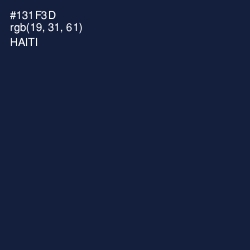 #131F3D - Haiti Color Image