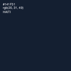 #141F31 - Haiti Color Image