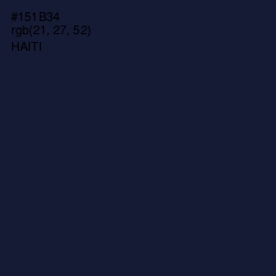 #151B34 - Haiti Color Image
