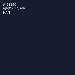 #191B30 - Haiti Color Image