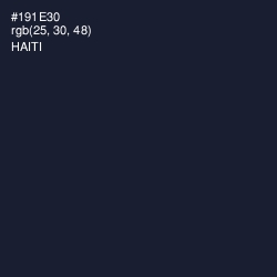#191E30 - Haiti Color Image
