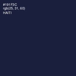#191F3C - Haiti Color Image