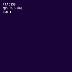 #1A0338 - Haiti Color Image