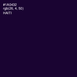 #1A0432 - Haiti Color Image