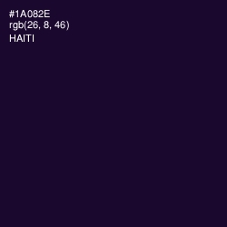 #1A082E - Haiti Color Image