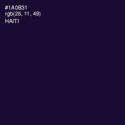 #1A0B31 - Haiti Color Image